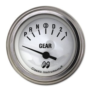 Photo1: MOON Equipped 2inch Gear Indicator 4 Speed  (White)
