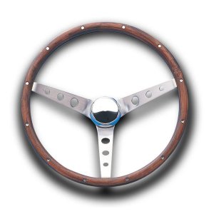 Photo1: Grant Classic Ford Model Wood Steering Wheel 37cm