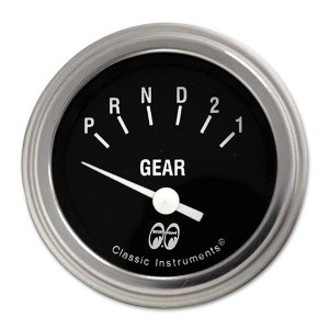 Photo1: MOON Equipped 2inch Gear Indicator 3 Speed  (Black)