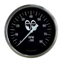 MOON Equipped 4 5/8inch 8000RPM Tachometer   (Black)