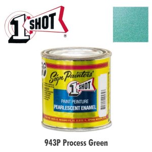 Photo1: Process Green 943P - 1 Shot Paint Pearlescent Enamels