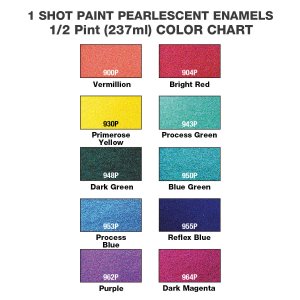 Photo2: Dark Green 948P - 1 Shot Paint Pearlescent Enamels