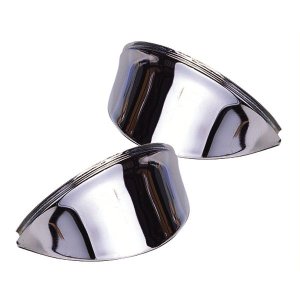 Photo1: Big Headlight Visors  (Plain)