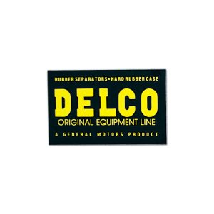 Photo1: HOT ROD Sticker DELCO ORIGINAL EQUIP. Sticker