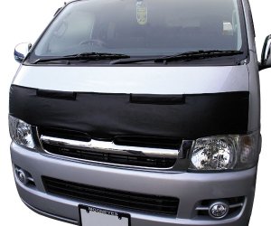 Photo1: MOONEYES Hood Guard Bra for 200 Series HIACE