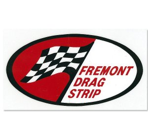 Photo1: HOT ROD Sticker FREMONT DRAG STRIP Sticker