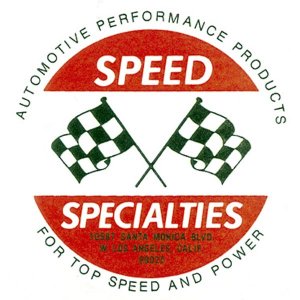 Photo1: HOT ROD Sticker SPEED SPECIALTIES Sticker