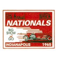 HOT ROD Sticker 1965 NHRA INDIANAPOLIS NATIONALS Sticker
