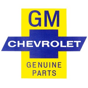 Photo1: GM CHEVROLET GENUINE PARTSSticker
