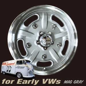 Photo2: Speed Master Wheel 15x5 for VW (Mag Gray)