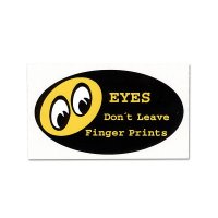 Don't Leave Finger Prints Sticker