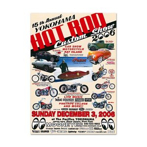 Photo1: 15th YOKOHAMA HOT ROD-Custom Show 2006 Poster