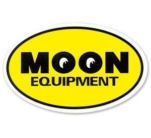 Photo1: MOON Equipment Oval Sticker