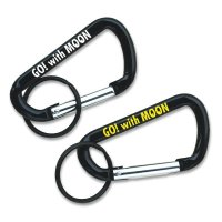 Go! With MOON Big Carabiner Key Ring Large