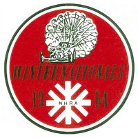 HOT ROD Sticker 1964 NHRA WINTERNATIONALS Decal