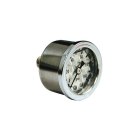 Additional Images1: Direct mount Pressure Gauge Engine-Turned Facia Face  (0-100psi)