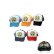Photo1: Kids MOON Eyeball Baseball Caps (1)
