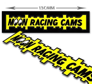 Photo1: MOON Racing Cams Sticker