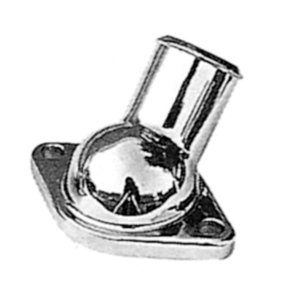 Photo1: Chrome Water Neck - CHEVY Early V8