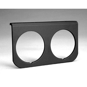 Photo1: Auto Gauge & Autometer Black Alumi Gauge Pannel 2 Hole