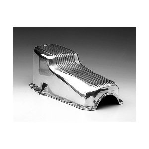 Photo1: Small Block Chevy Finned Aluminum Oil Pan