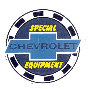 Photo1: SPECIAL CHEVROLET EQUIPMENT Sticker Large