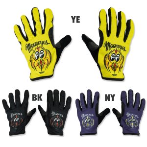 Photo7: MOON Pinstriping Mesh Gloves