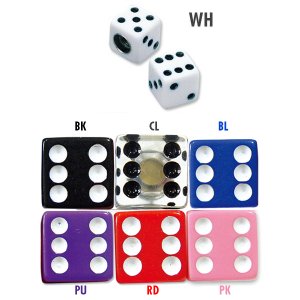 Photo1: Dice Air Valve Caps