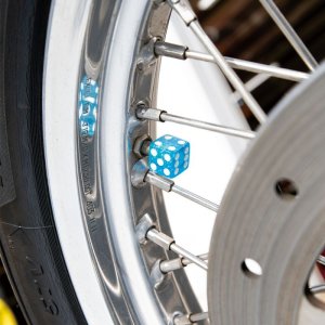 Photo2: Glitter Dice Air Valve Caps