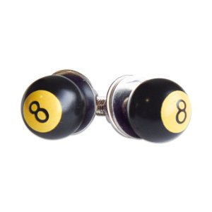 Photo1: 8 Ball License Bolt Black