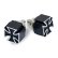 Photo1: Iron Cross Black License Bolt (1)