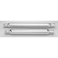 Polished Stainless steel glass pack muffler