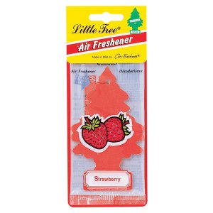 Photo1: Little Tree Air Freshener Strawberry