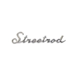 Photo1: Chrome emblem Streetrod.