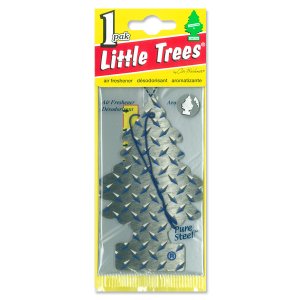 Photo1: Little Trees Paper Air Freshener Pure Steel