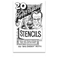 ED ROTH BOOK 20 PINSTRIPING STENCILS