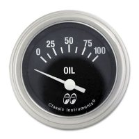 MOON Equipped 2inch Oil Pressure (Electric)   (Black)