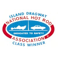 HOT ROD Sticker NHRA ISLAND DRAGWAY Decal