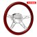 Photo1: Budnik Steering Wheel Trestle 13-3/4inch (1)