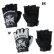 Photo1: MOON Equipped Half Finger Gloves (1)