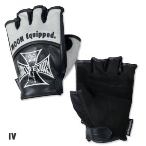 Photo3: MOON Equipped Half Finger Gloves