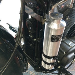 Photo4: 【1984 UP Sportster】Bolt-on Bracket for MOONEYES ORIGINAL Emergency Tank