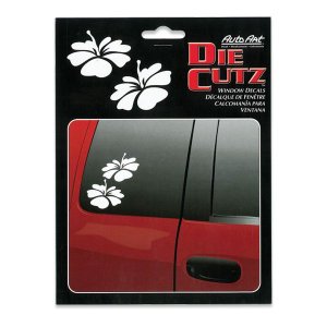 Photo1: Die Cutz Decal Hibiscus