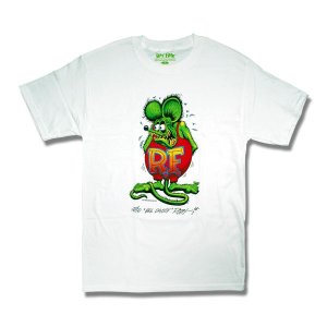 Photo1: Rat Fink Monster T-Shirt "Standing Rat Fink"
