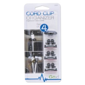 Photo2: 4 Pack Cord Clip Organizer