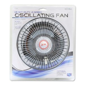 Photo3: Heavy-Duty 2-Speed Oscillating Fan