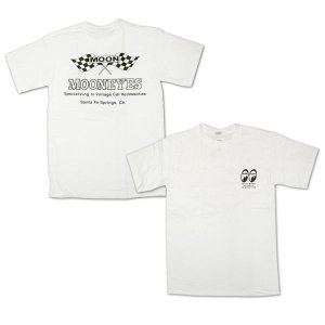 Photo3: MOON Checker Flag T  Shirts