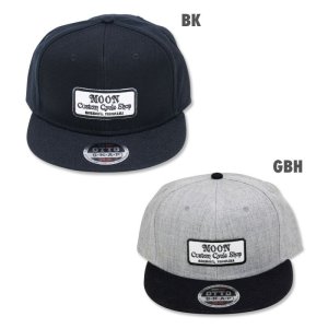 Photo3: MOON Custom Cycle Shop Flat Hat Visor Cap