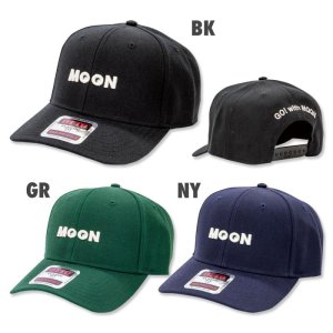 Photo2: MOON Embroidery Twill Cap
