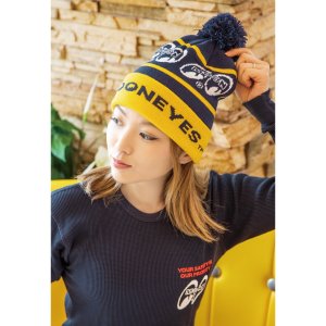 Photo1: MOON Bonbon Knit Cap